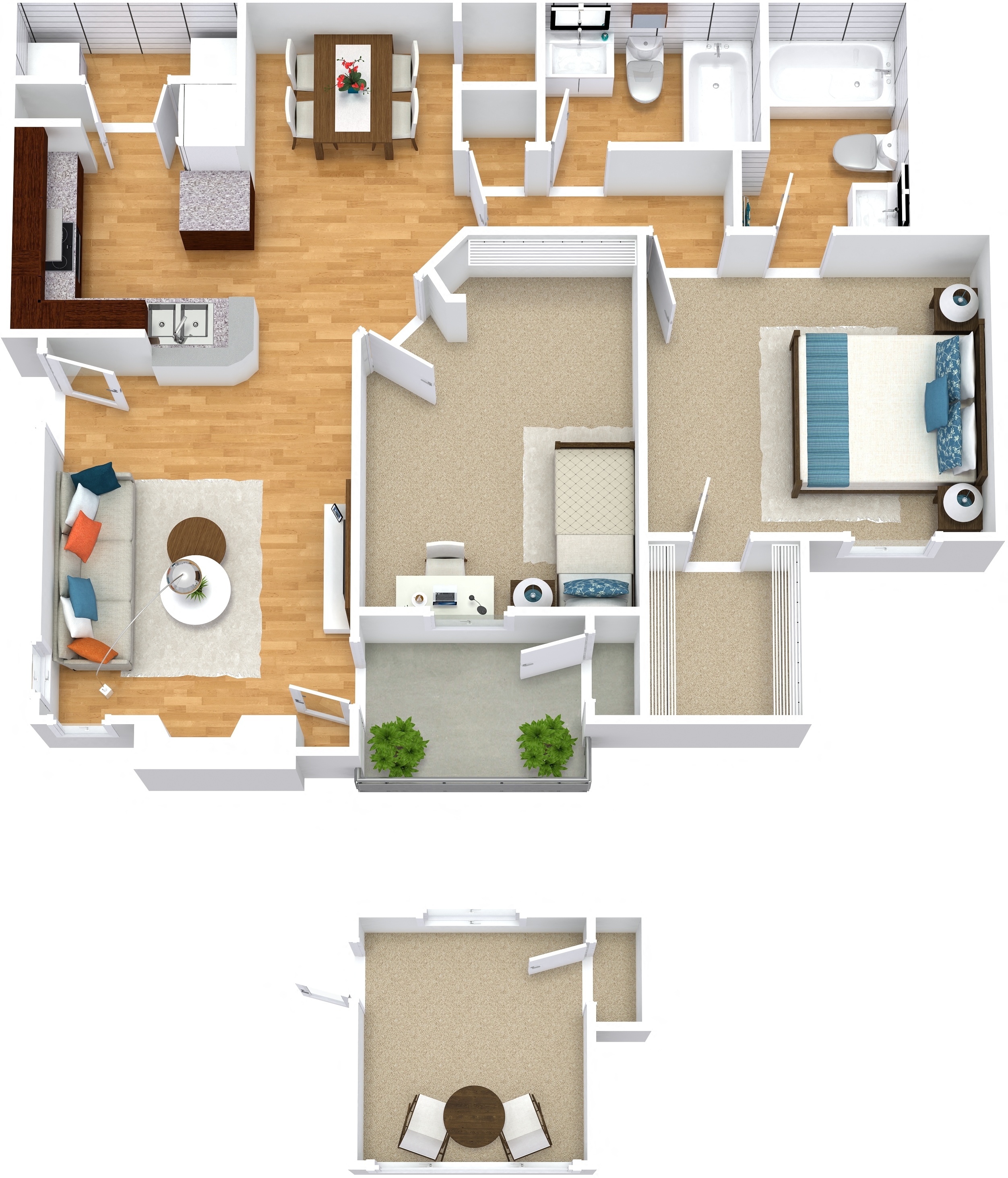 B floor plan